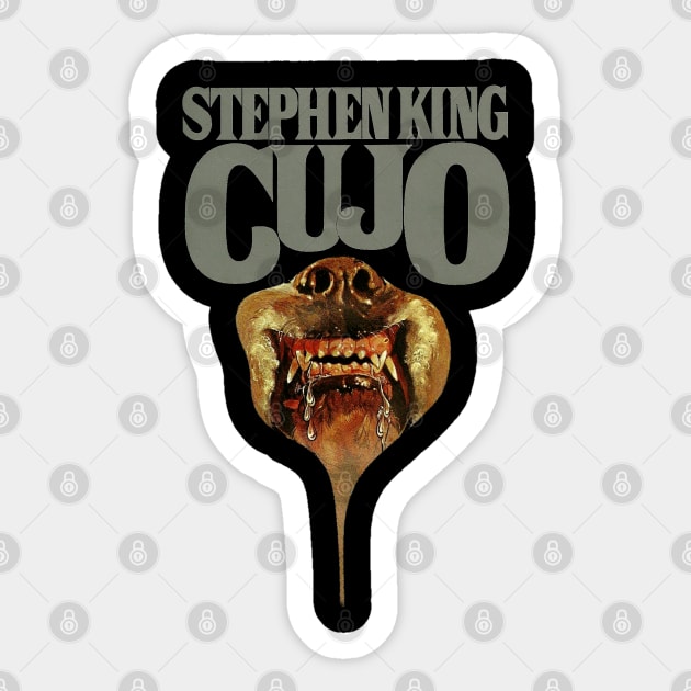 Cujo - King First Edition Series Sticker by TheUnseenPeril